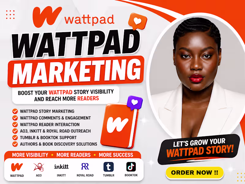 Cover image for I will read, review and interact on your watpad story and inkitt