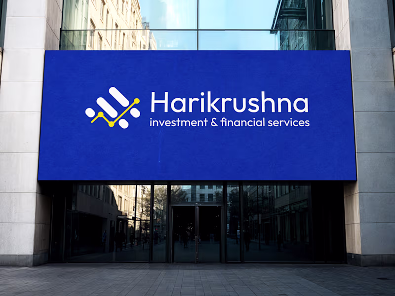 Cover image for Harikrushna Investment — Minimalist Brand Identity & Strategy