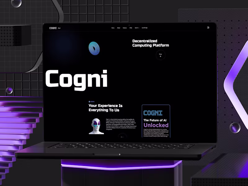Cover image for Cogni Decentralized dApp Development Project