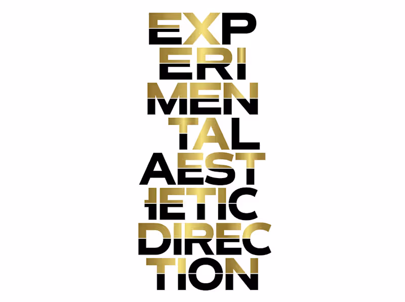 Cover image for Experimental Aesthetic Direction