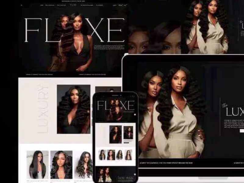 Cover image for Shopify and E-commerce Hair Extension Website Design