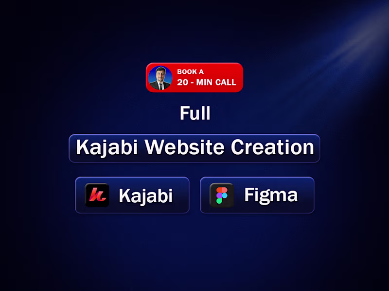 Cover image for Full Kajabi Website Creation – Launch Courses & Memberships