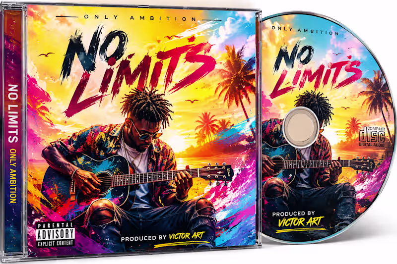 Cover image for I will design your album cover art music mixtape artwork
