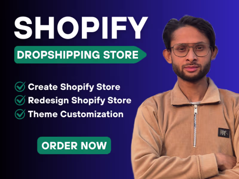 Cover image for Shopify Dropshipping Store Expert