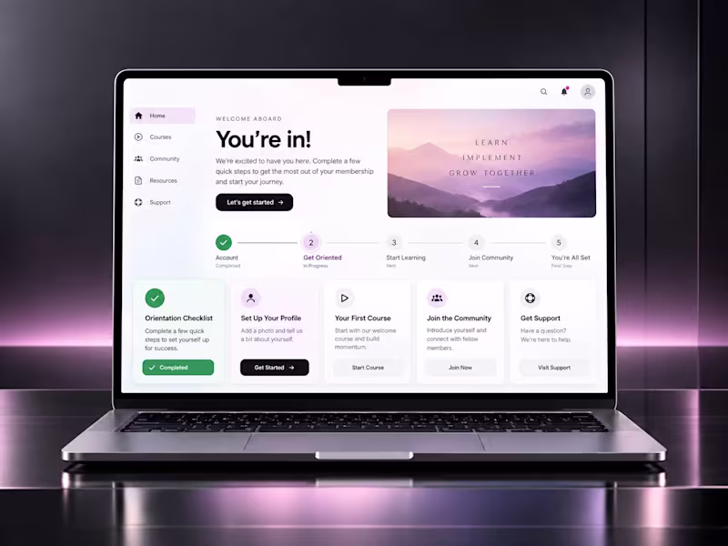 Cover image for Kajabi Membership Onboarding Experience