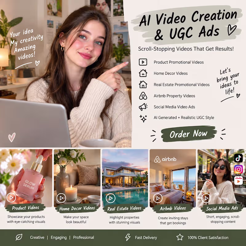 Cover image for Social media content designer instagram & youtube posts