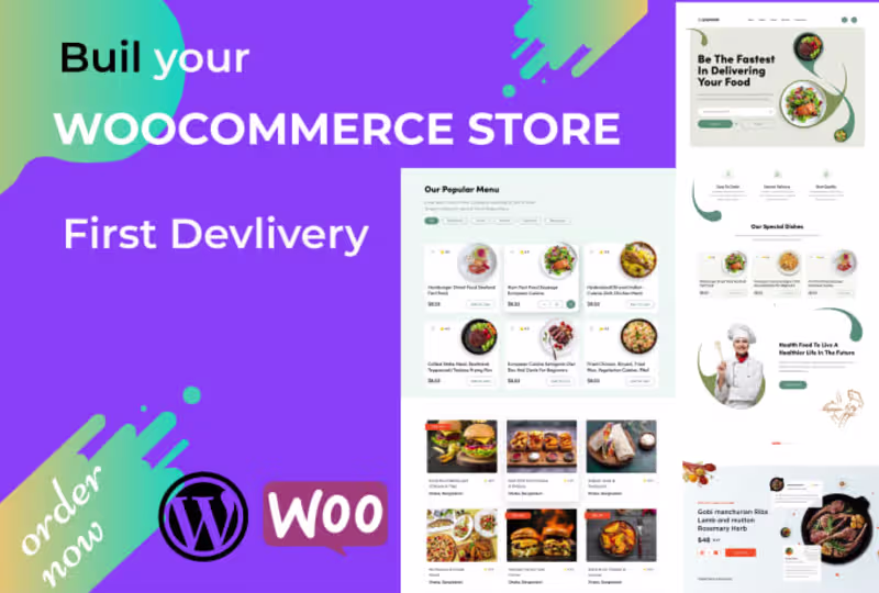 Cover image for I will design or redesign woocommerce store