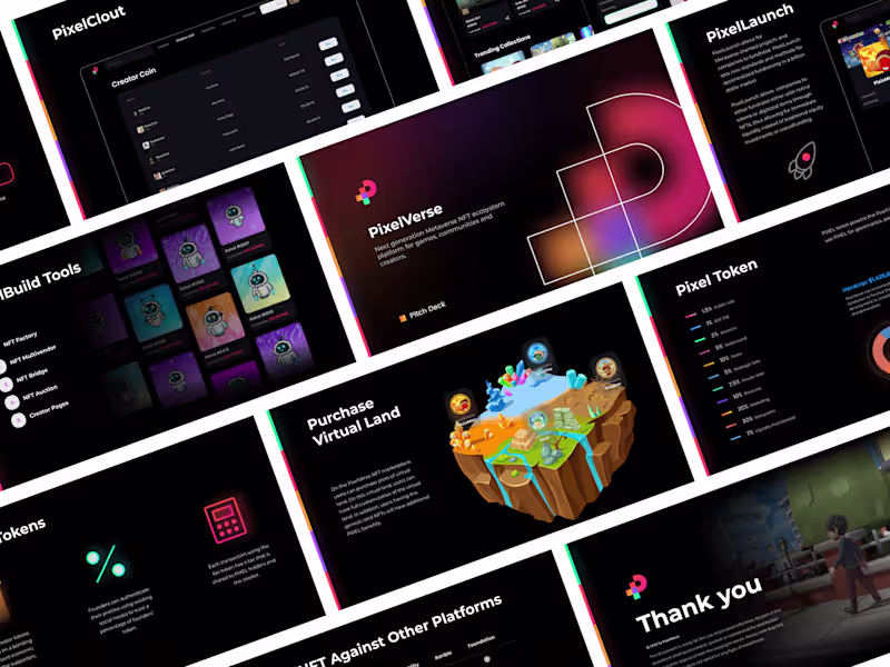 Cover image for PixelVerse Pitch Deck