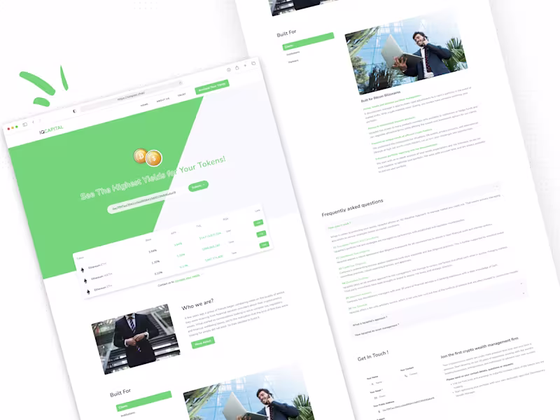 Cover image for IQ Capital - Full Stack Web Application