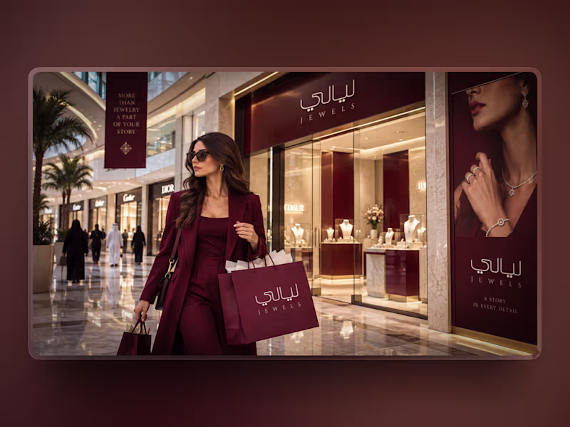 Cover image for Layali Jewel Branding work in progress