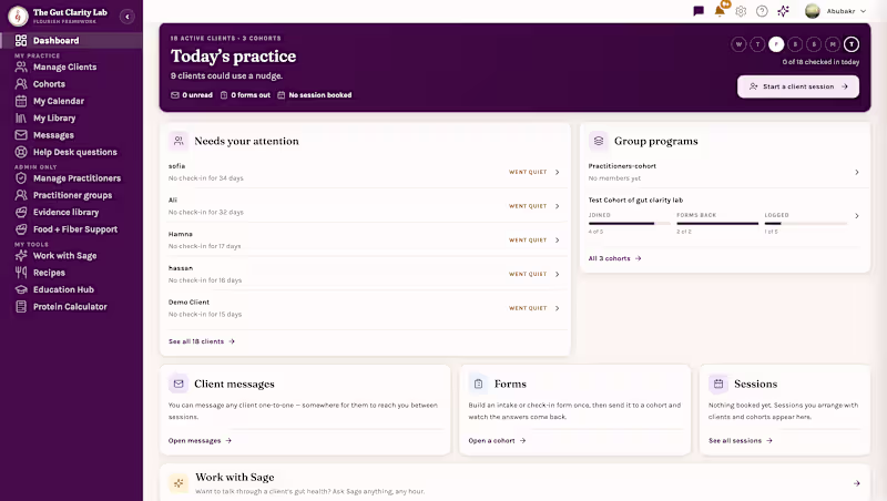 Cover image for Gut Health SaaS Platform Development