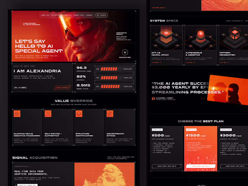 Cover image for Landing Page UI/UX Design