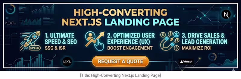 Cover image for High converting next js landings