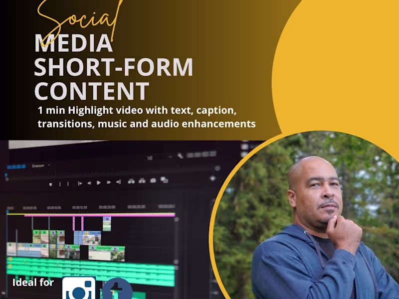 Cover image for Social Media and Short form Content Creator