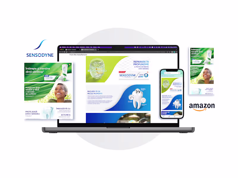 Cover image for Sensodyne | Amazon A+ Content