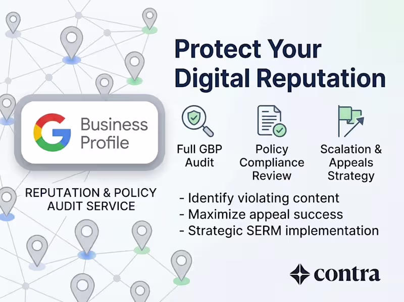 Cover image for Google Business Profile Review & Policy Audit
