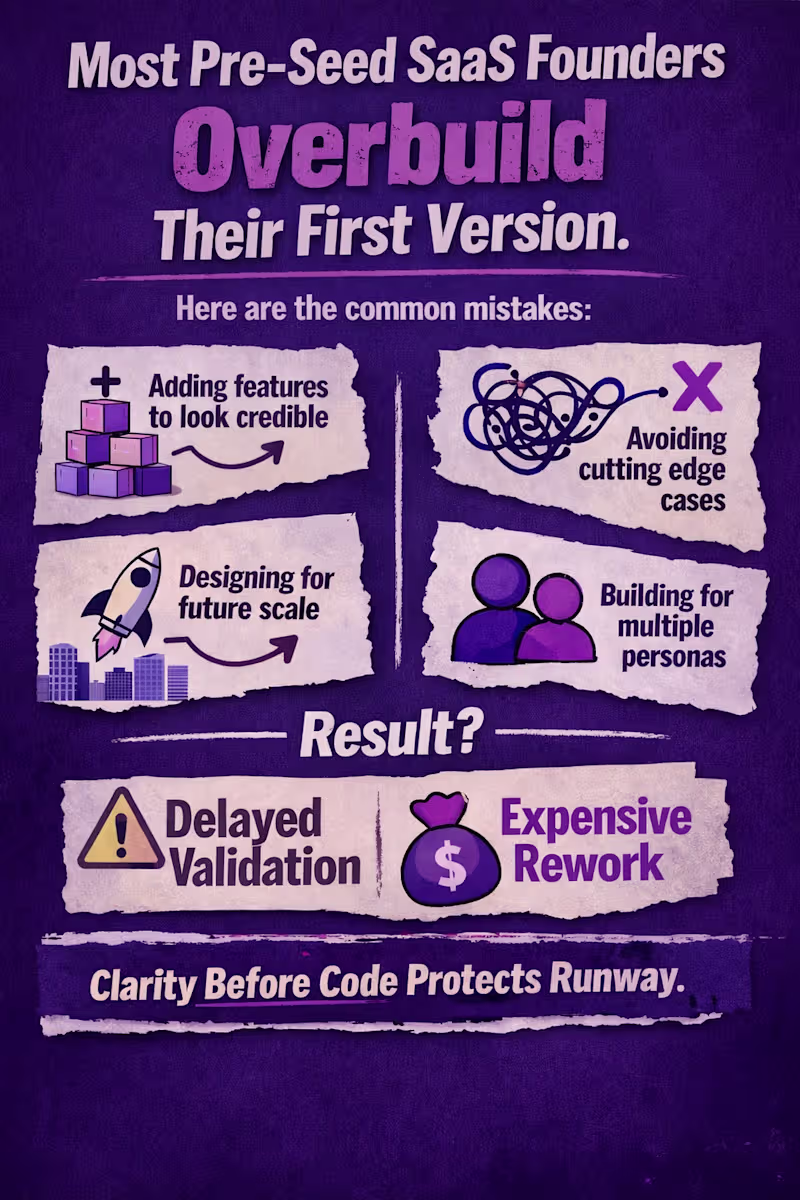 Cover image for Most pre-seed SaaS founders overbuild