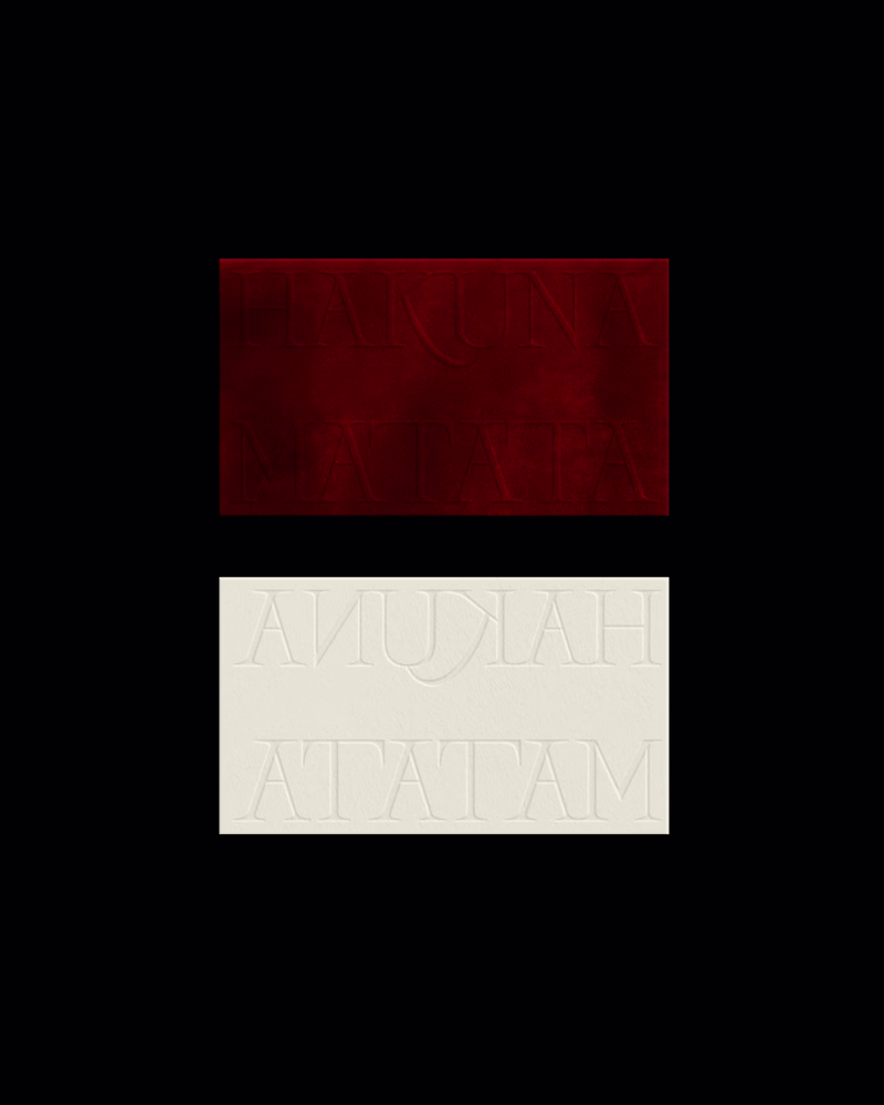 Cover image for Hakuna Matata. Art Direction, Brand Identity, Print. 2025
