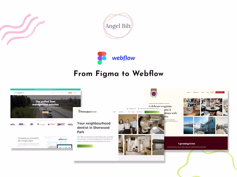 Cover image for ☆ Webflow Development