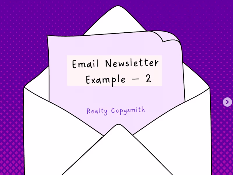 Cover image for Mock Real Estate Agency's Email Newsletter #2