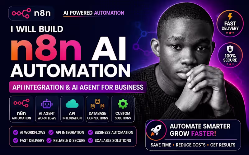 Cover image for I will Build n8n AI automation workflows and AI agents system