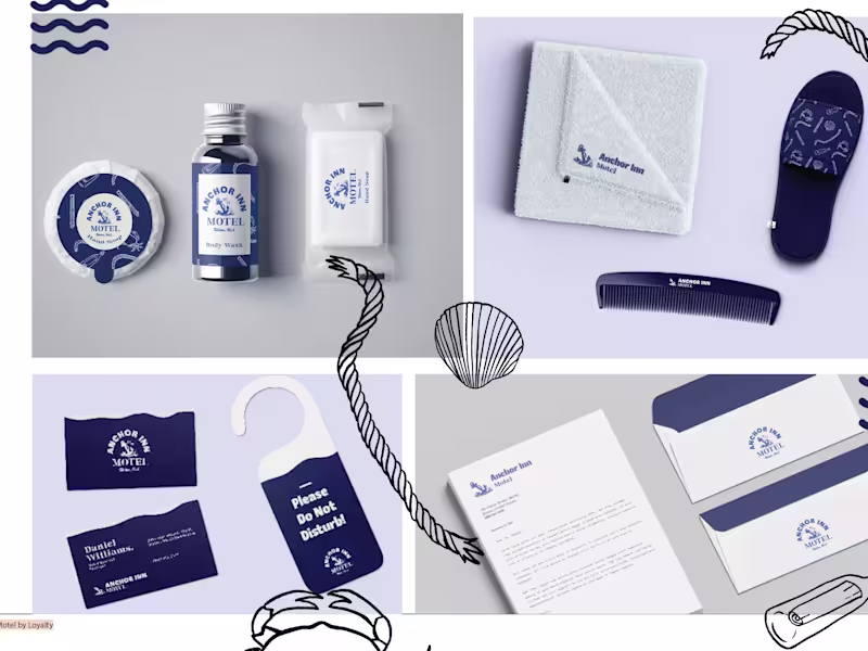 Cover image for Anchor Inn Motel — Hospitality Brand Identity & Packaging
