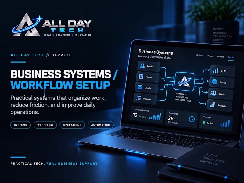 Cover image for Business Systems & Workflow Setup
