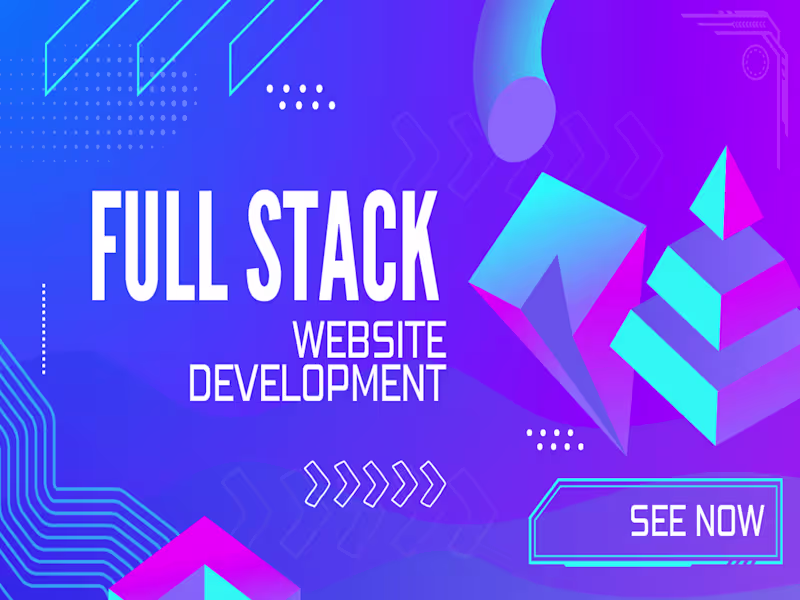 Cover image for Full Stack Website Development