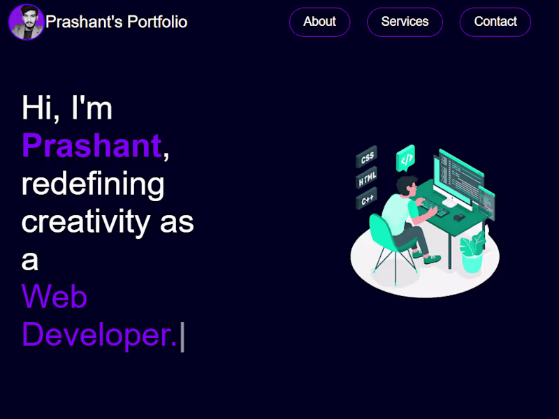 Cover image for Interactive Web Portfolio for a Creative Agency