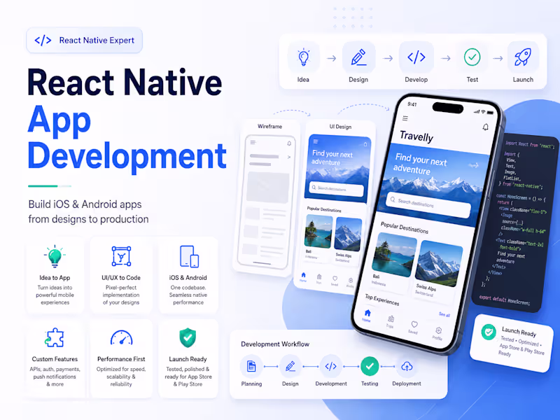 Cover image for React Native App Development