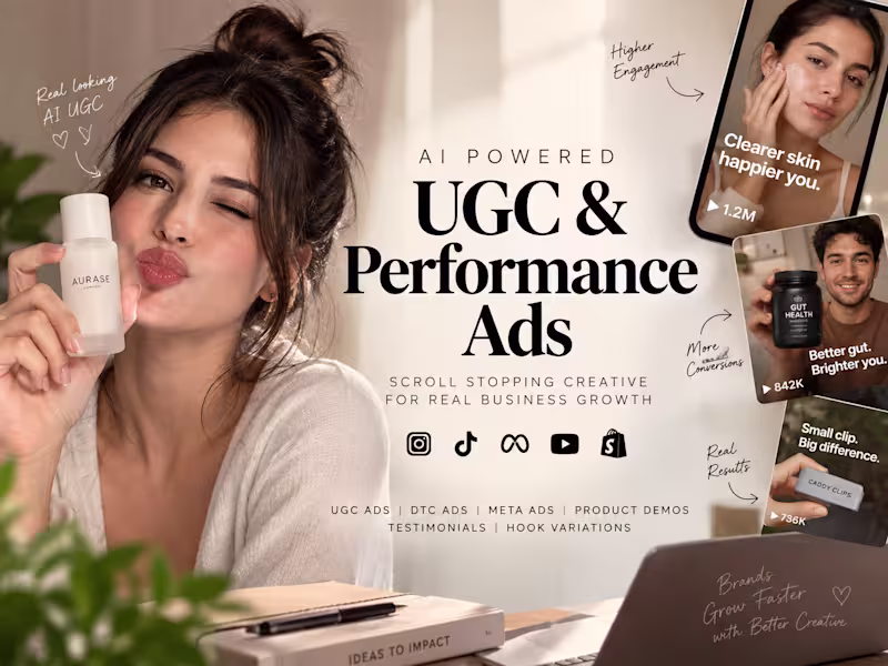 Cover image for AI UGC & Performance Ads
