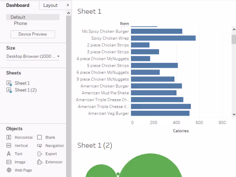 Cover image for McDonald's Nutritional & Calories Visual