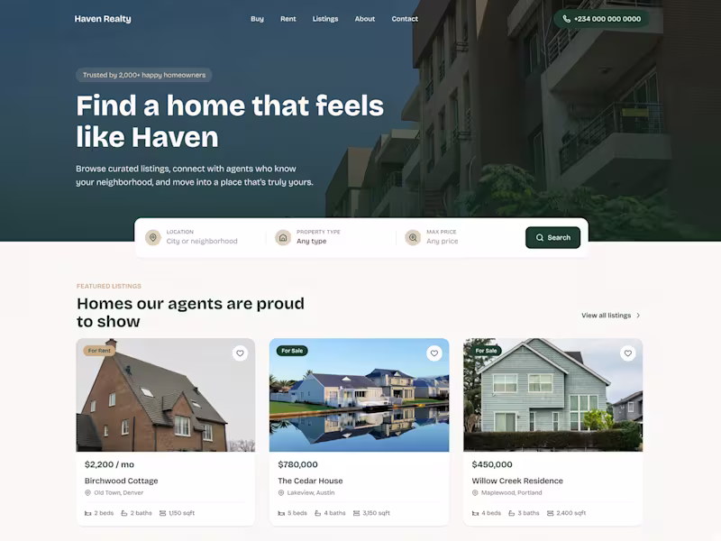 Cover image for A modern, fully responsive real