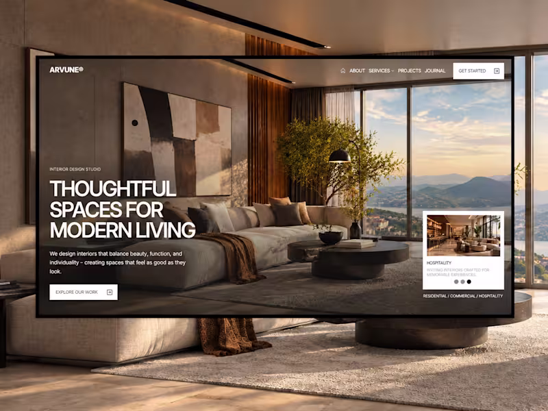Cover image for ARVUNE is a refined Framer