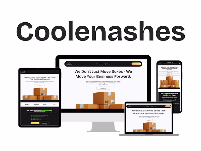 Cover image for Website Design & Streamlined User