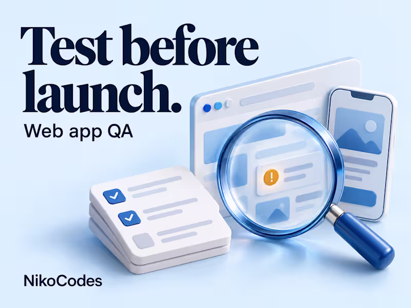 Cover image for Test Your Web App Before Launch