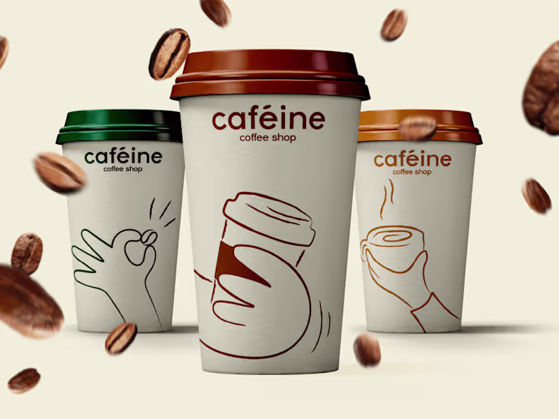 Cover image for Caféine ・ Brand Identity 
