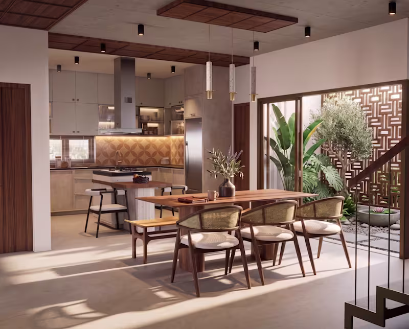 Cover image for Residential Dining cum Kitchen area