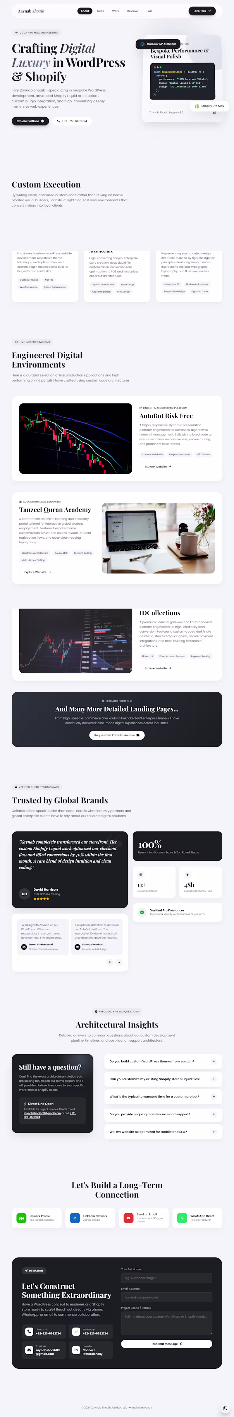 Cover image for Portfolio Website Development