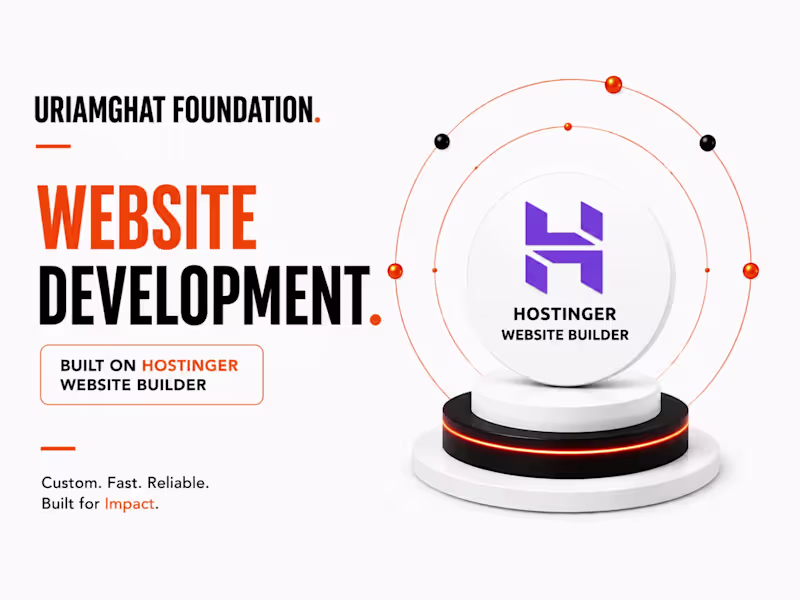Cover image for End-to-End Website Development for Uriamghat Foundation