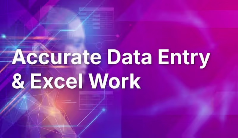 Cover image for Fast & Accurate Data Entry and Excel Work