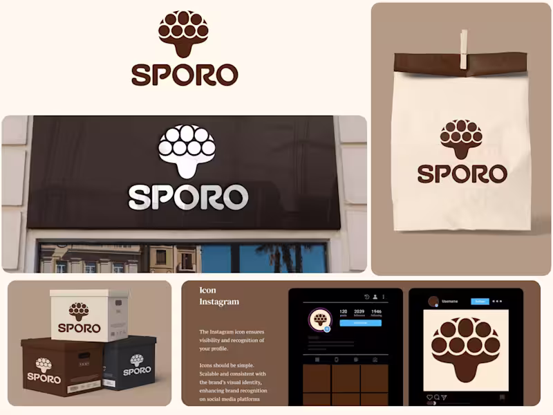 Cover image for Logo for business startup called sporo 