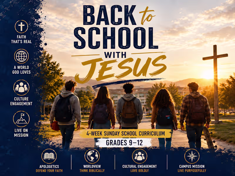 Cover image for Back to School with Jesus