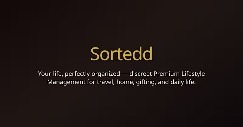 Cover image for Premium Lifestyle Management
Sortedd offers unparalleled
