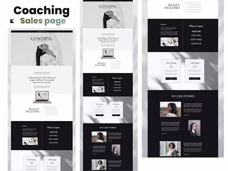 Cover image for Kajabi Coaching Sales Page 
