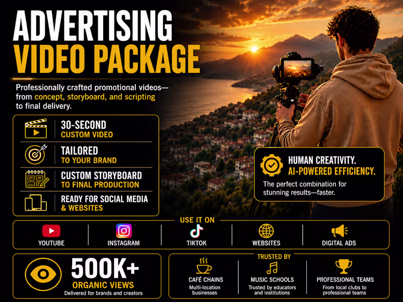 Cover image for Professional Video Ad for Your Business