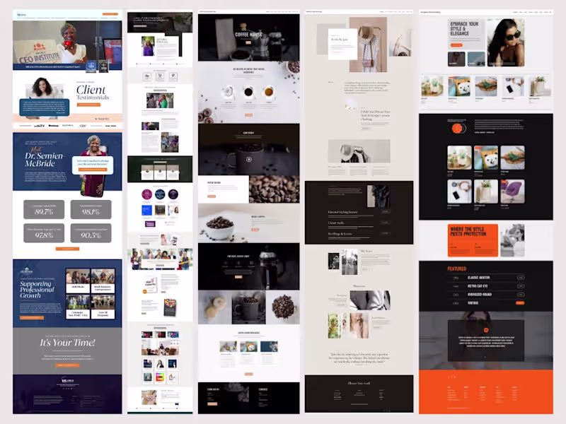 Cover image for This project features landing page
