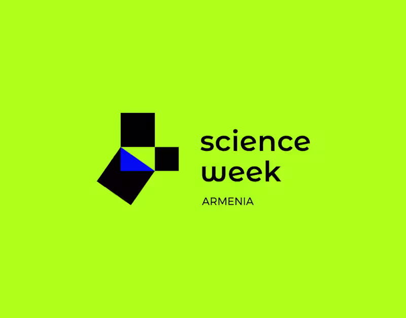 Cover image for Visual identity and key visual for Science Week Armenia