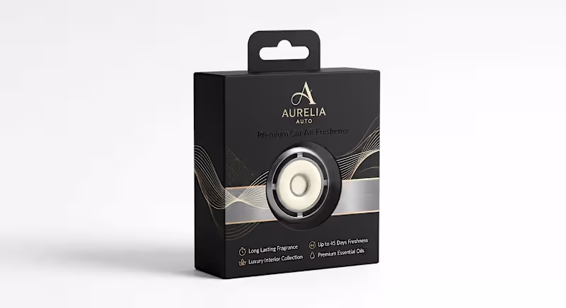 Cover image for Premium Car Air Freshener Packaging