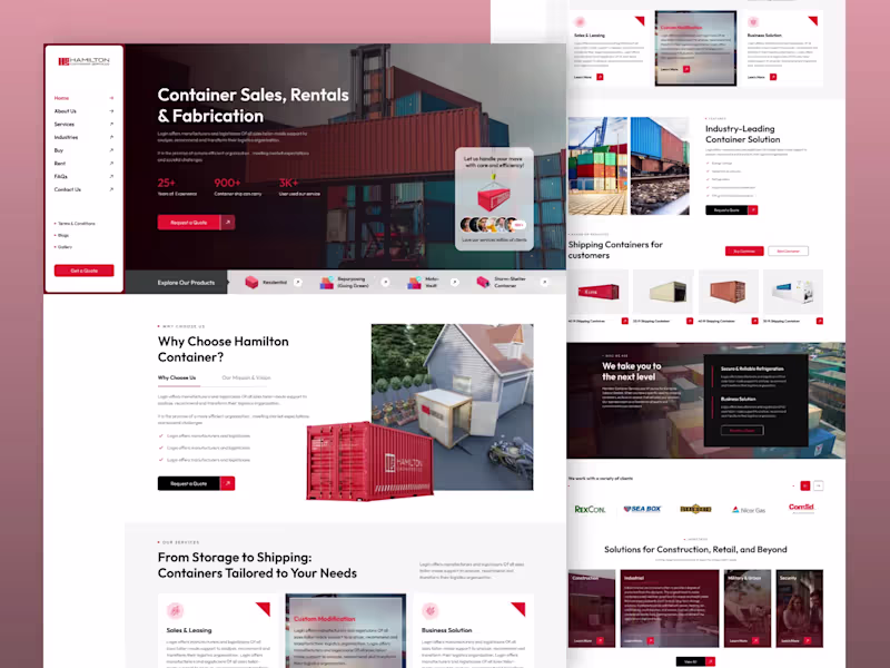 Cover image for Service Website UI/UX & Development